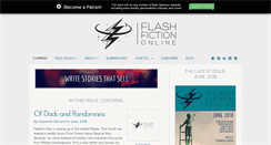 Desktop Screenshot of flashfictiononline.com